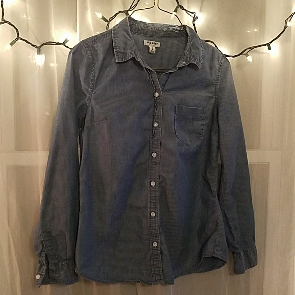 Long Sleeve Relaxed Chambray